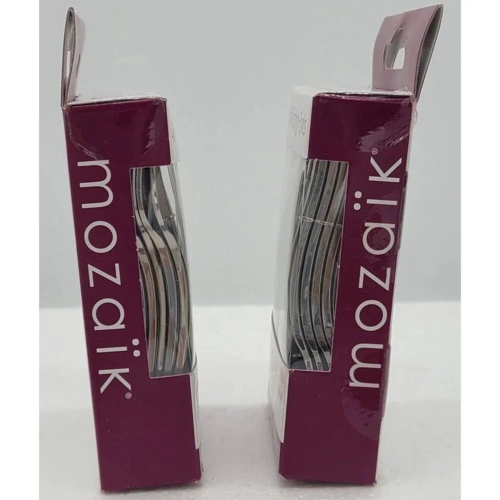 Mozaik Mini Tasting Forks Appetizer Forks Heavy Weight Plastic Lot of 2 96 total